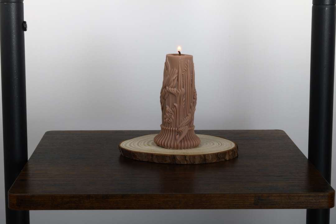 Tree Stump Candle