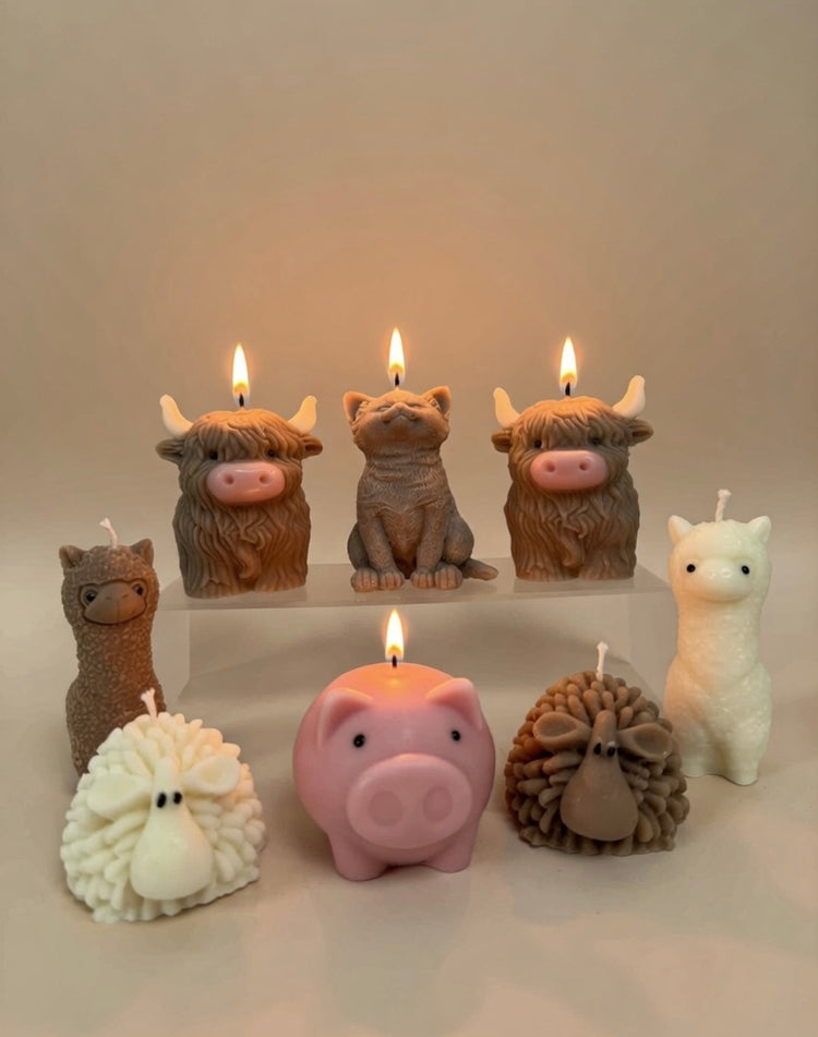 Cute Animal Candles