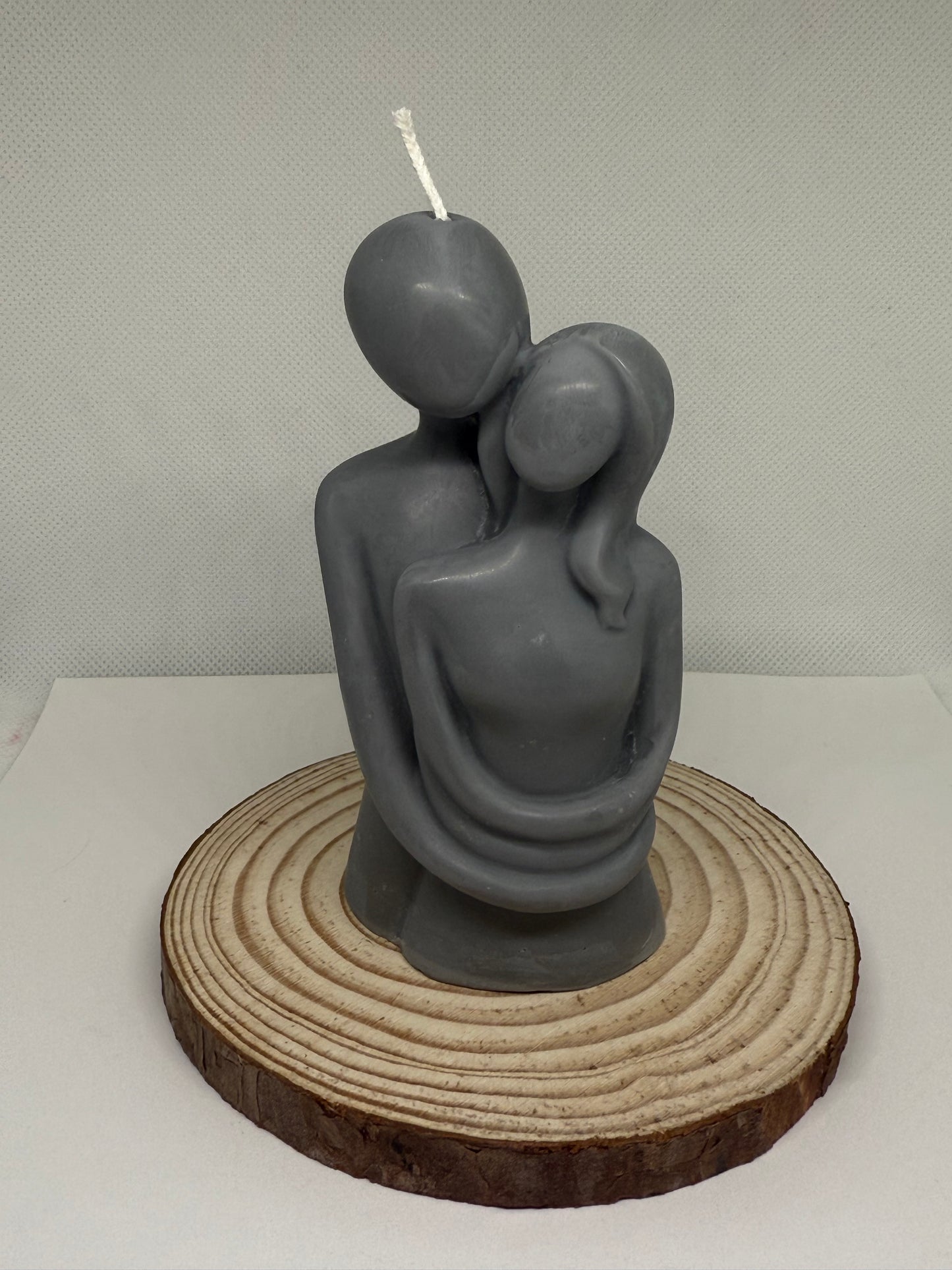 Couple Cuddling Candle