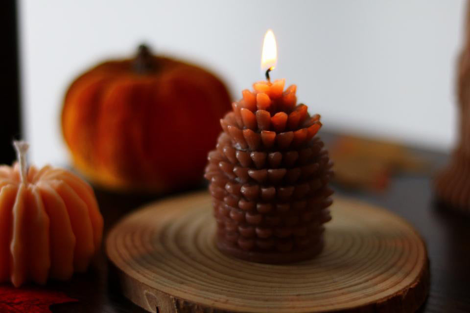 Pinecone Candle