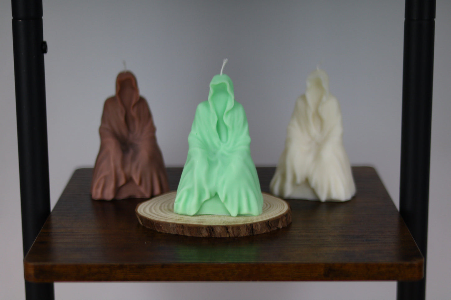 Hooded Man Candle