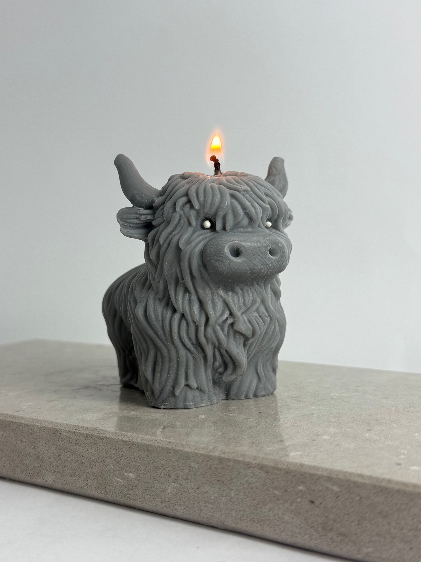 Highland Cow Candle – Hand-Poured & Personalised