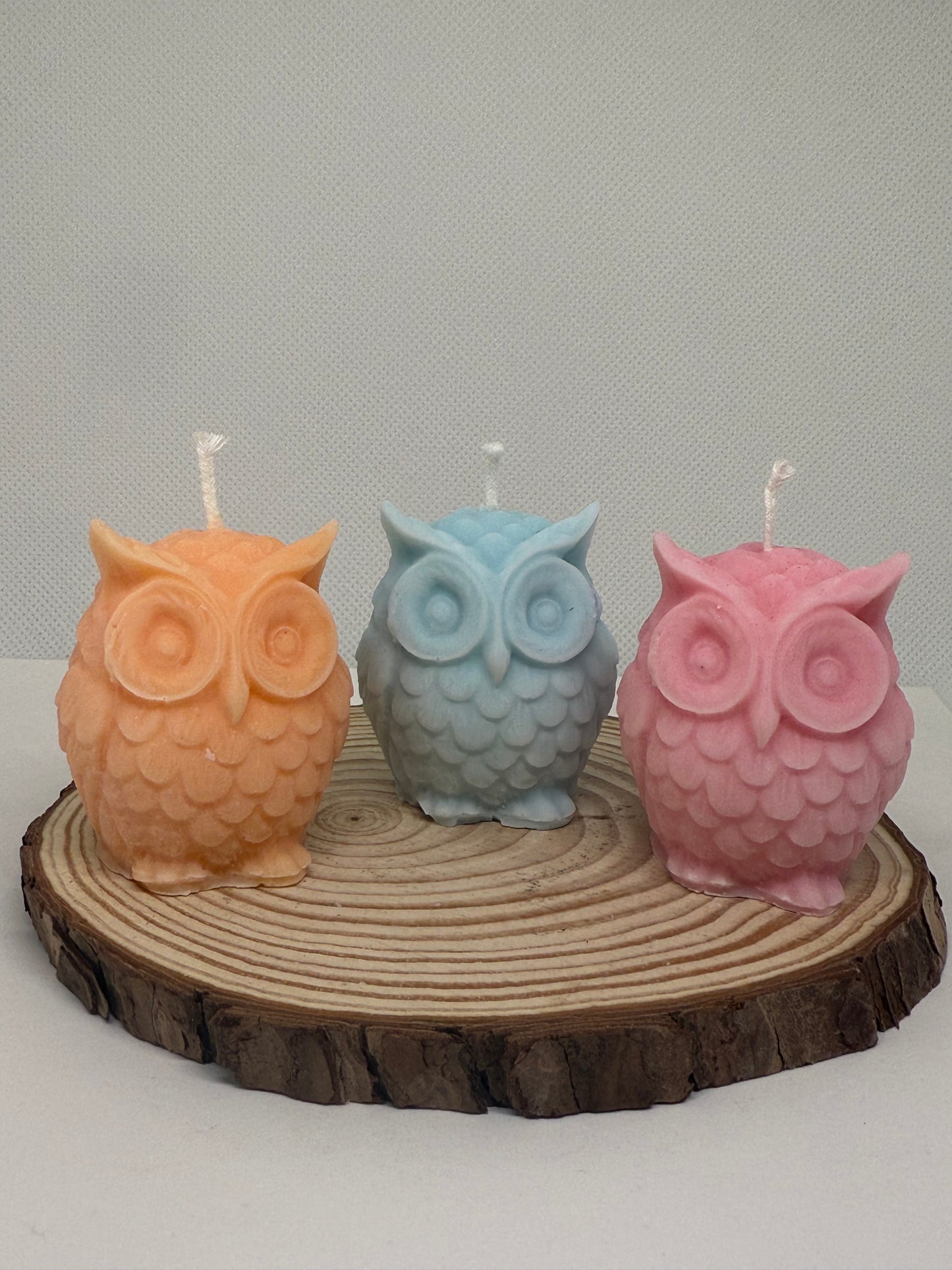 Small Owl Candle