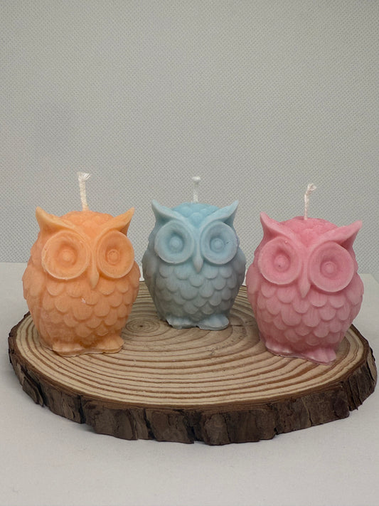 Small Owl Candle