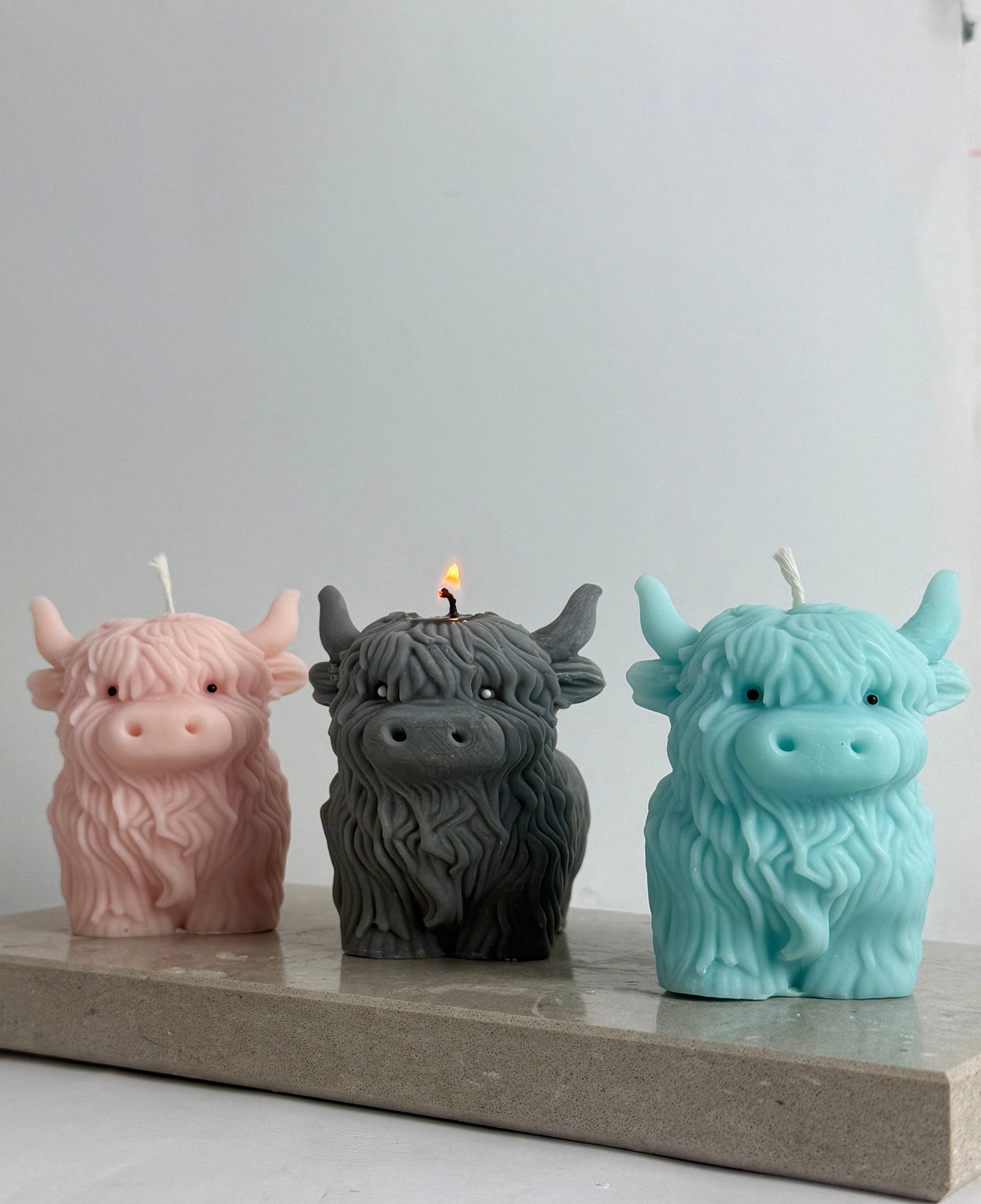 Highland Cow Candle – Hand-Poured & Personalised