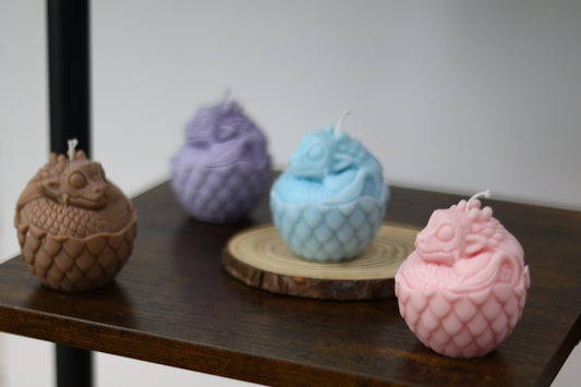 Dragon In A Shell Candle