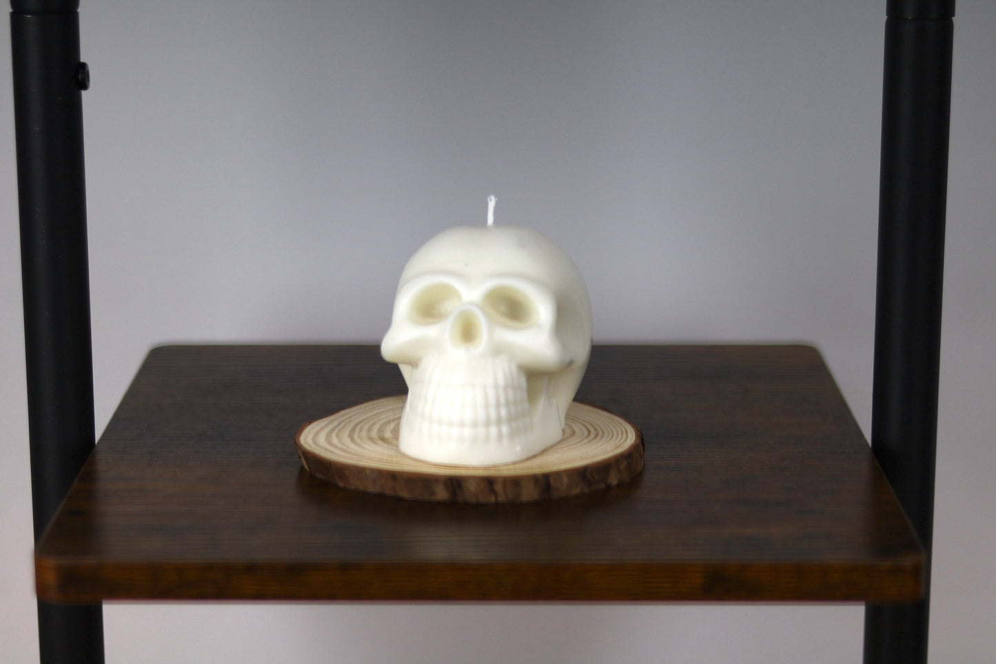 Large Skull Candle